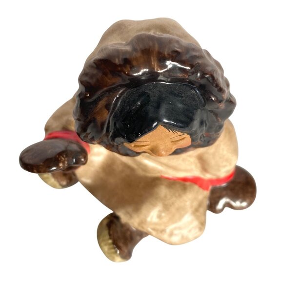 1982 Dinah Inuit Eskimo Figurine C Alan Johnson Hand-Painted 4x4.25x3in Ceramic - Picture 7 of 12